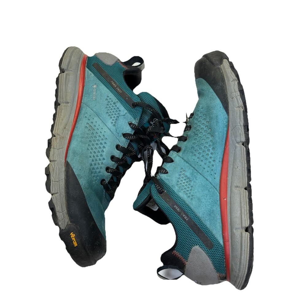 Danner GTX Hiking Shoes Women’s Sz 10 Trail 2650 Teal Blue Goretex Waterproof - Picture 3 of 9